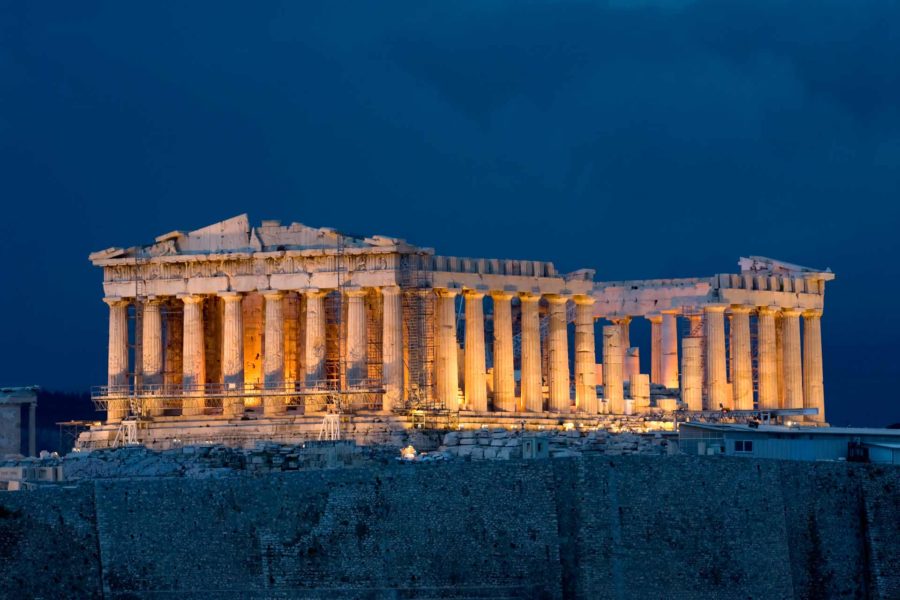 Acropolis of Athens in Greece is the most visited place in Europe
