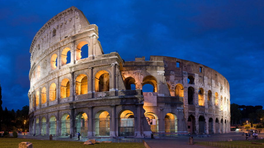 Colosseum in Rome is the most visited destinations in Europe