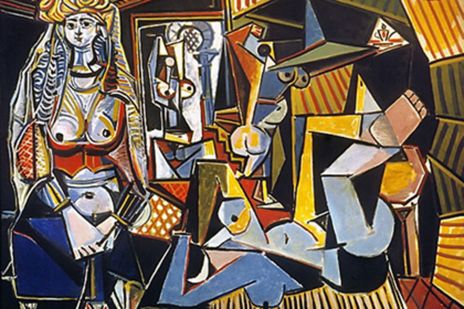 Les Femmes D'alger (Version O) By Pablo Picasso Painting