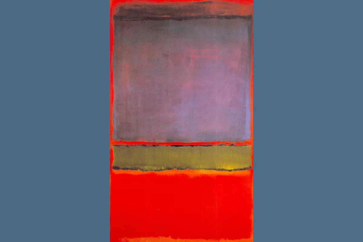 'No 6 - Violet Green and Red' By Mark Rothko painting