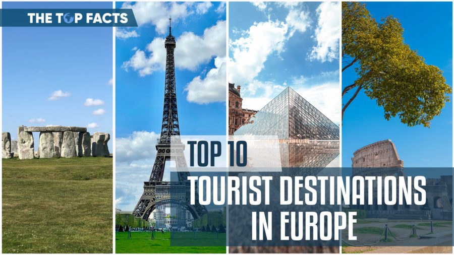 Eiffel Tower is top visited destinations in Europe