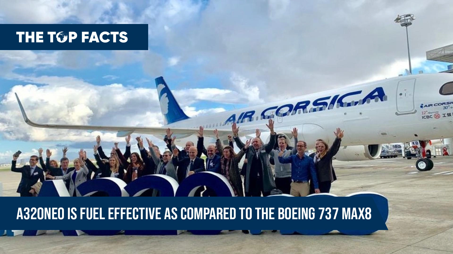 The Airbus A320neo is more fuel efficient compared to the Boeing 737 Max8.