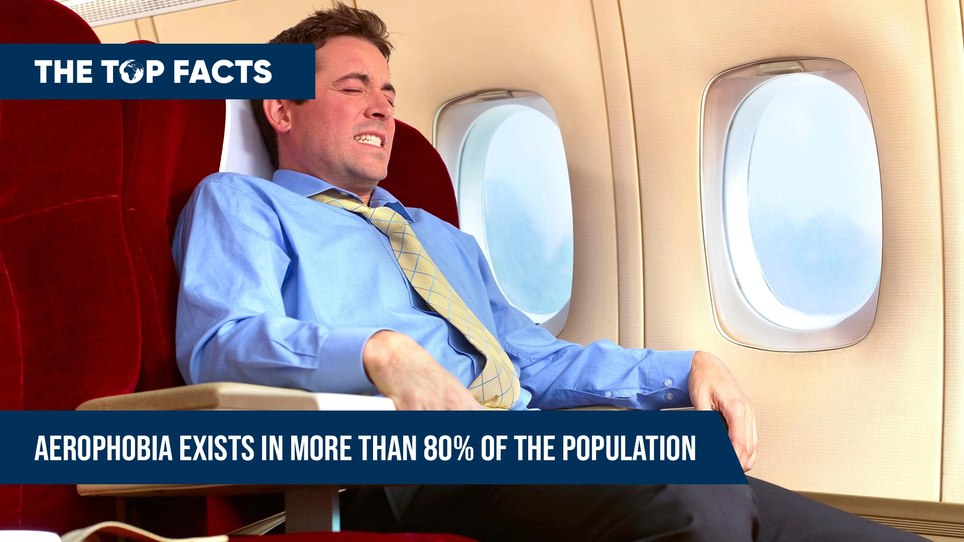 Aerophobia exists in more than 80% of the population