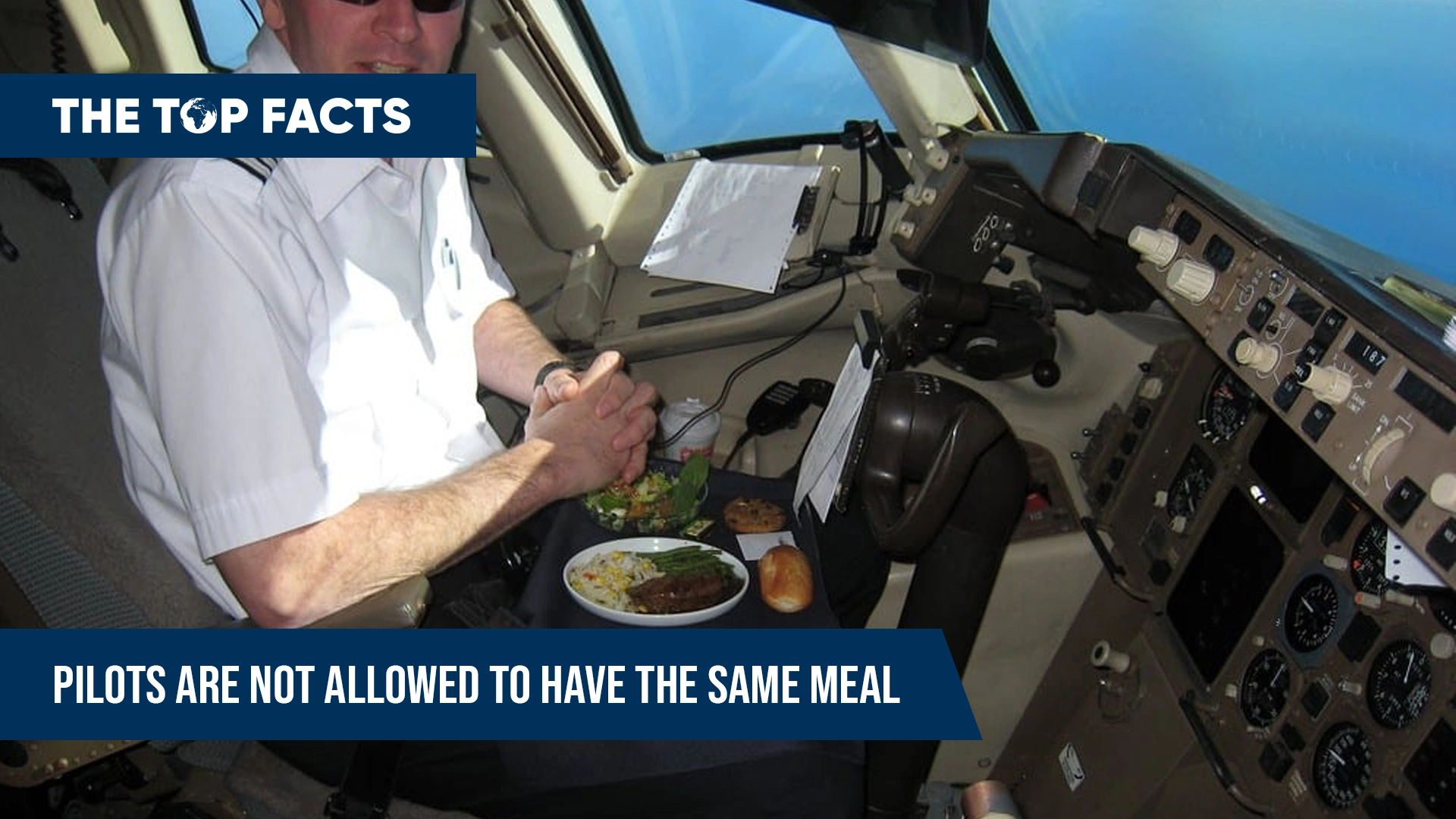 Pilots are not allowed to have the same meal