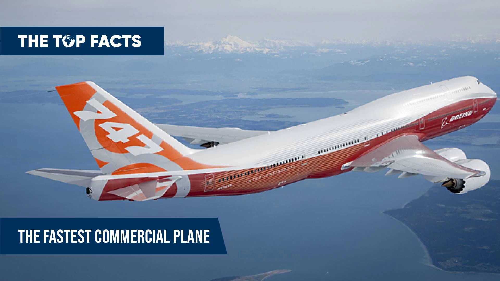 The fastest commercial airplane in service.