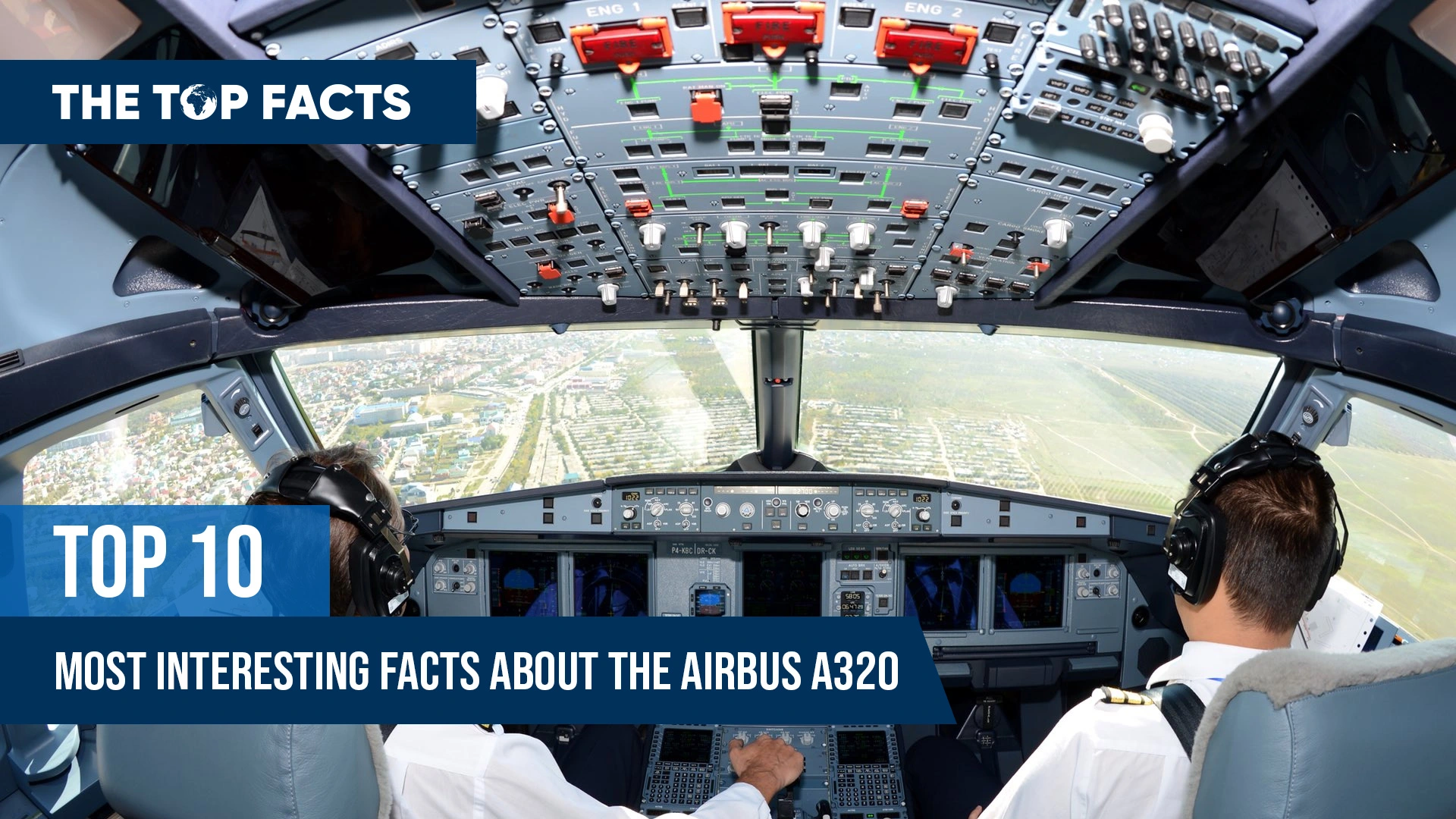 A list of the top 10 most interesting facts about the Airbus A320 aircraft.